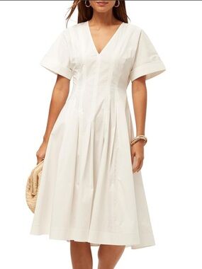 Trina Turk NWT Ashe A-Line Midi Length Short Sleeve Dress Size 8